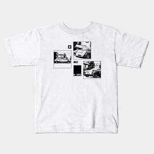TOYOTA MR2 MK3 Black 'N White Archive Kids T-Shirt